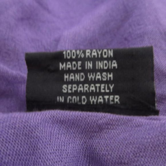 Shiva Fashions Purple Butterfly Tunic Length Tank Top Size Med/Large - Picture 8 of 8